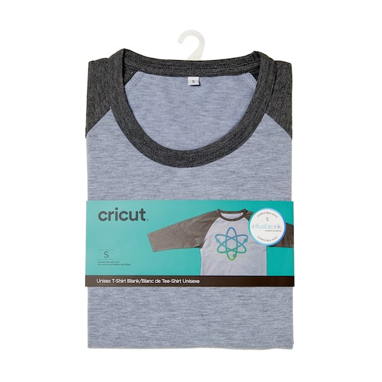 Cricut® Unisex Adult Raglan Sleeve T-Shirt Blank